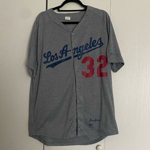 MLB Los Angeles Dodgers Sandy Koufax SGA Promo Jersey Size XL Gray